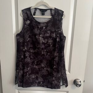 Athleta Dark Floral Tank Top